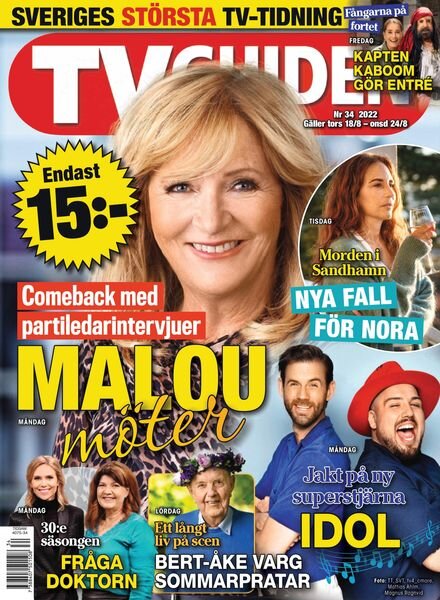 TV-Guiden – 16 augusti 2022 Cover