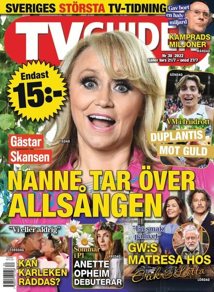 TV-Guiden – 19 juli 2022 Cover