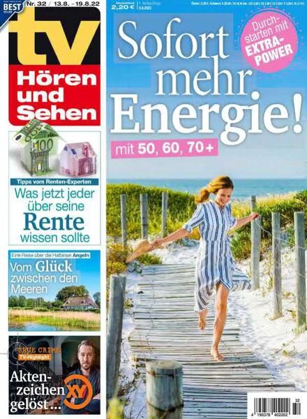 TV Horen und Sehen – August 2022 Cover