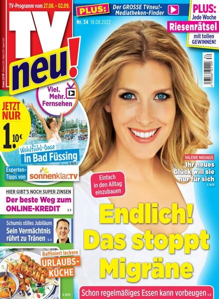 TV neu – Nr 34 2022 Cover