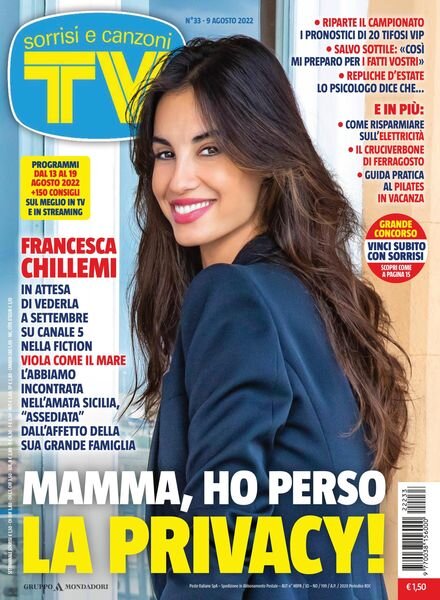 TV Sorrisi e Canzoni – 09 agosto 2022 Cover