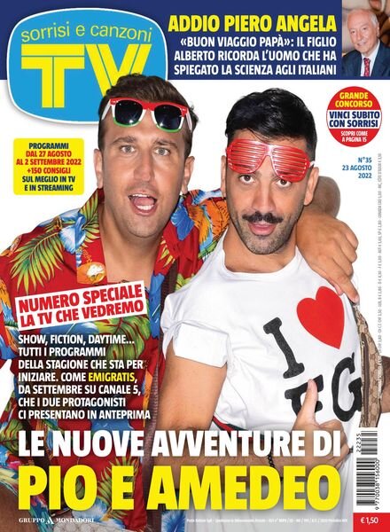TV Sorrisi e Canzoni – 23 agosto 2022 Cover