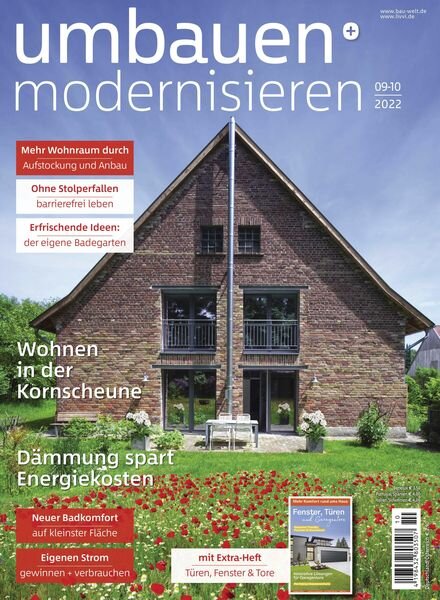Umbauen + Modernisieren – August 2022 Cover