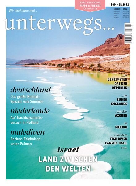 unterwegs – Juli 2022 Cover