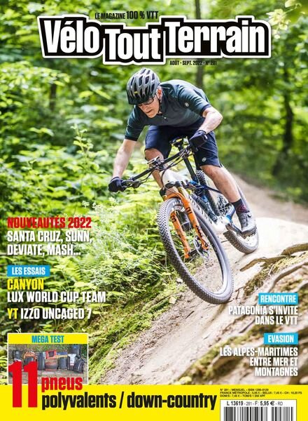 Velo Tout Terrain – Aout-Septembre 2022 Cover
