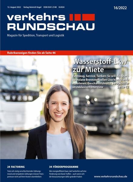 VerkehrsRundschau – 04 August 2022 Cover