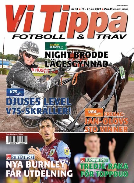 Vi Tippa – 16 augusti 2022 Cover