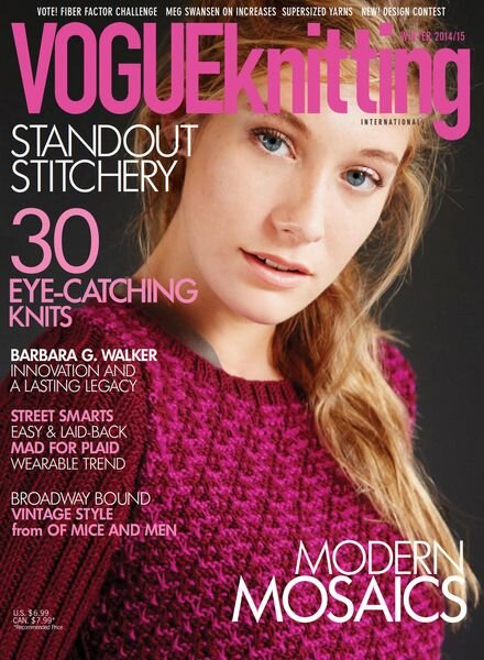Vogue Knitting – January 2015 Cover