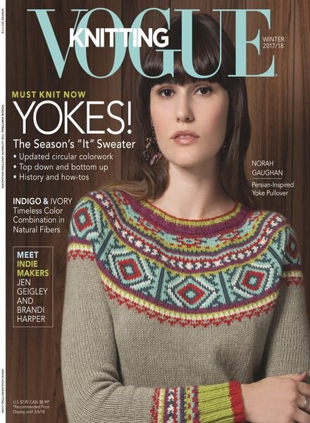 Vogue Knitting – January 2018 Cover