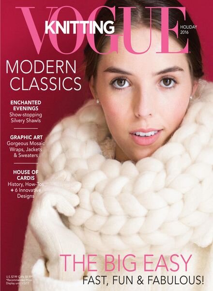 Vogue Knitting – November 2016 Cover