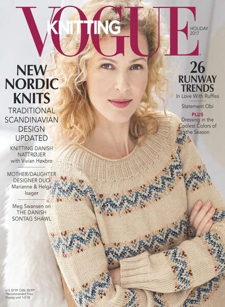 Vogue Knitting – November 2017 Cover