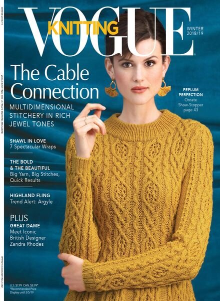 Vogue Knitting – November 2018 Cover