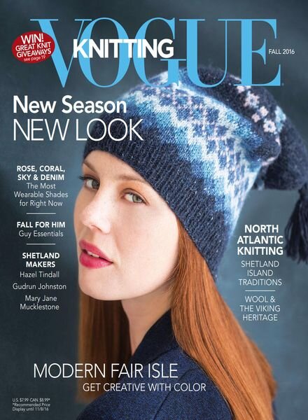 Vogue Knitting – September 2016 Cover