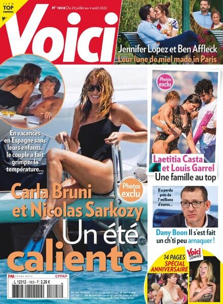 Voici – 29 Juillet 2022 Cover