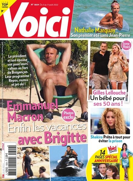 Voici – 5 Aout 2022 Cover