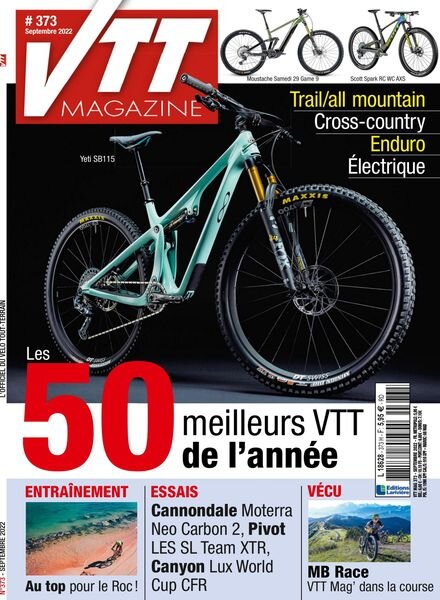 VTT Magazine – Septembre 2022 Cover