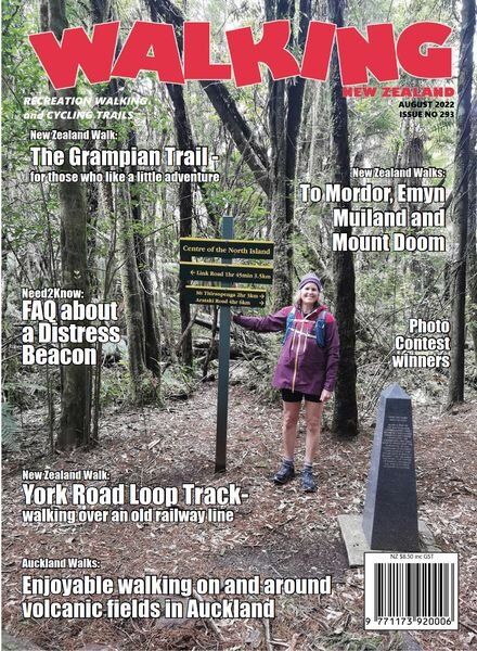 Walking New Zealand – August 2022 Cover