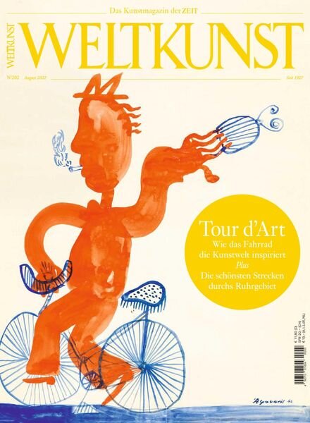 Weltkunst – August 2022 Cover