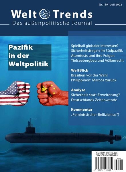 WeltTrends – Juli 2022 Cover