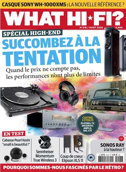 What Hifi France – aout 2022 Cover