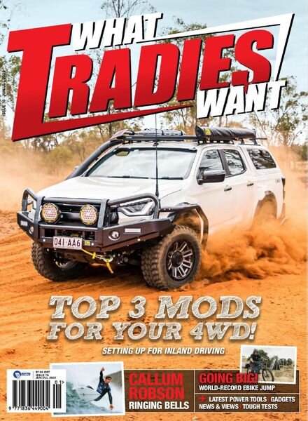 What Tradies Want Magazine – June-July 2022 Cover