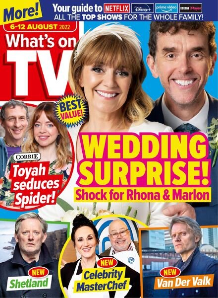 What’s on TV – 06 August 2022 Cover