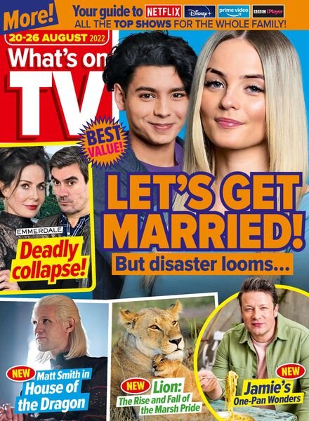 What’s on TV – 20 August 2022 Cover