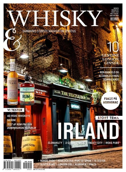 Whisky & Rom – august 2022 Cover