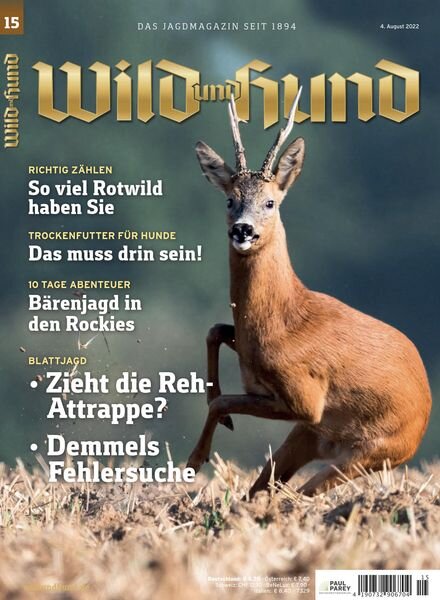 Wild und Hund – 4 August 2022 Cover