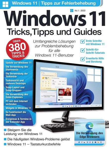 Windows 11 Tricks Tipps und Guides – August 2022 Cover