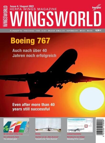 WingsWorld – 02 August 2022 Cover
