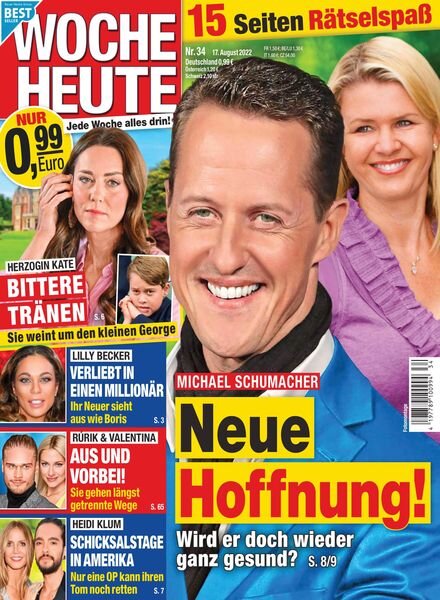 Woche Heute – 17 August 2022 Cover
