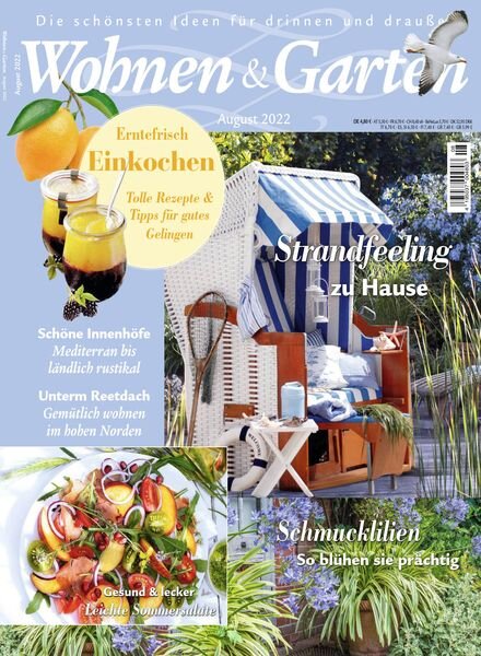 Wohnen & Garten – August 2022 Cover