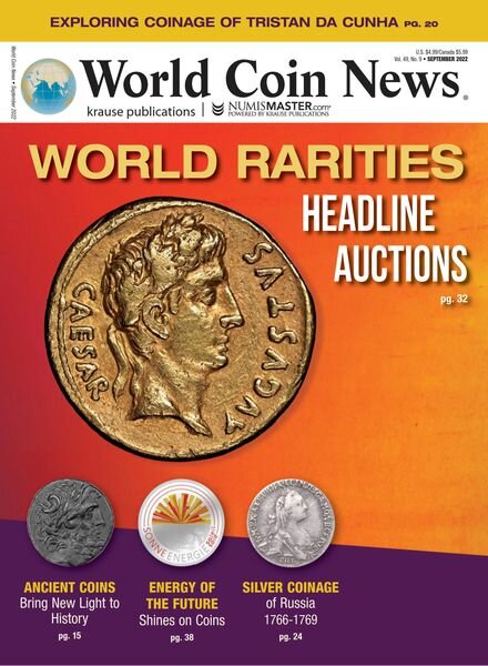 World Coin News – September 2022 Cover