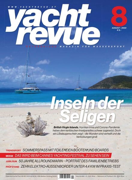 Yachtrevue – August 2022 Cover