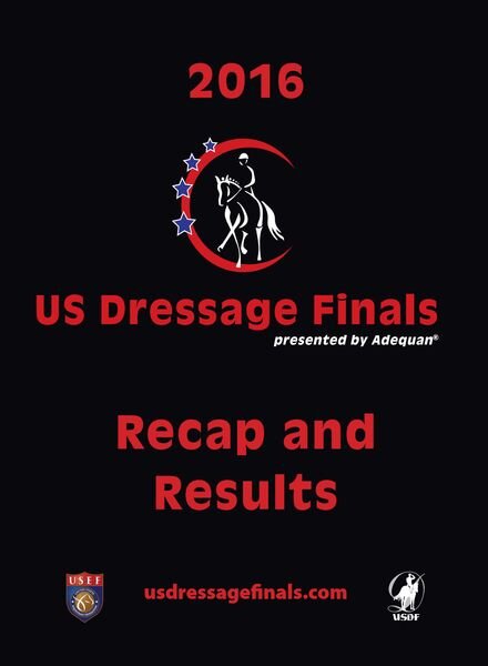 YourDressage – December 2016 Cover