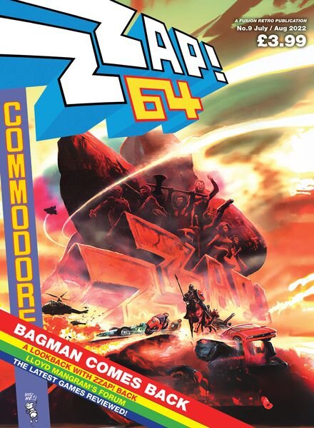 ZZAP! 64 Magazine – August 2022 Cover