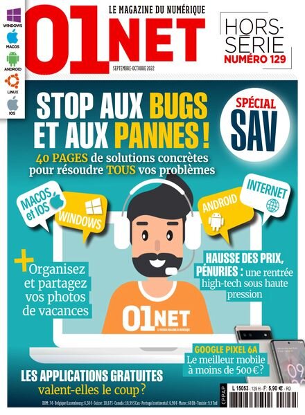 01net – Hors-Serie – septembre-octobre 2022 Cover