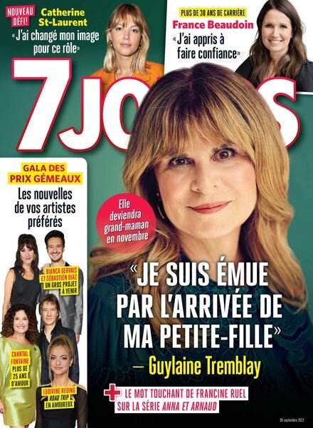 7 Jours – 30 septembre 2022 Cover