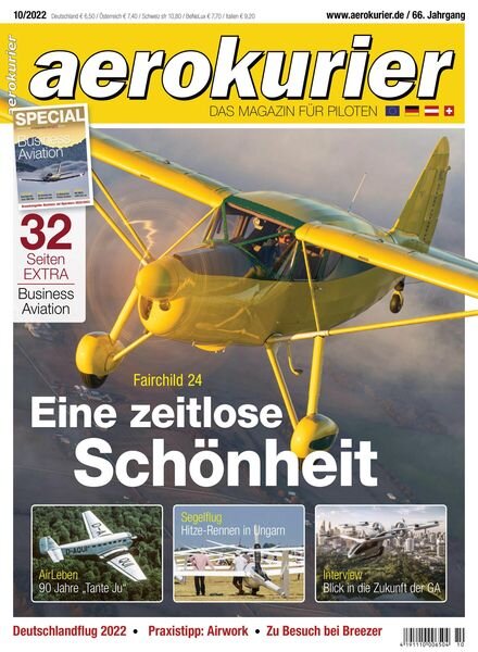Aerokurier Germany – Oktober 2022 Cover