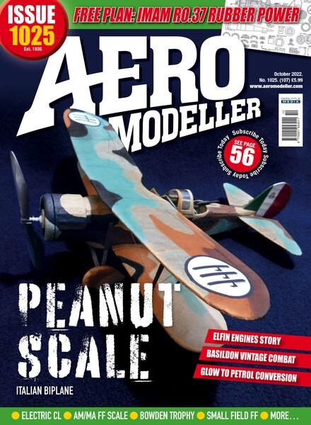 AeroModeller – Issue 1025 – October 2022 Cover