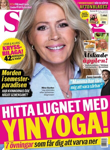 Aftonbladet Sondag – 25 september 2022 Cover