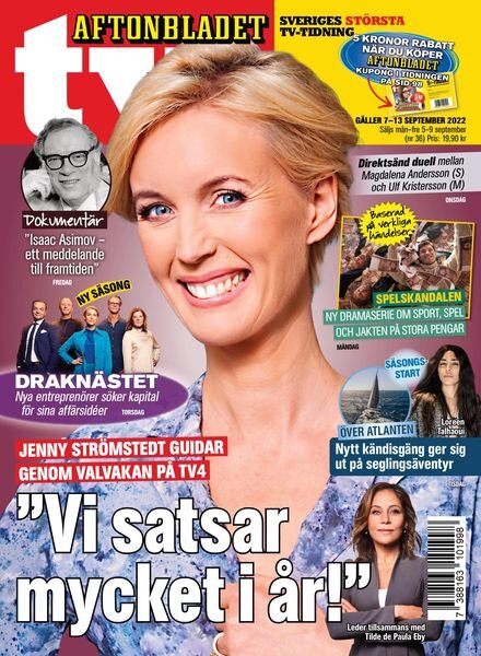 Aftonbladet TV – 05 september 2022 Cover