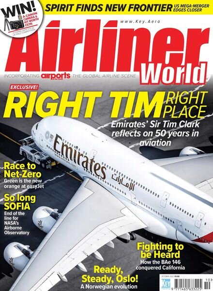 Airliner World – October 2022 Cover