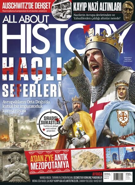 All About History Turkey – Agustos 2022 Cover