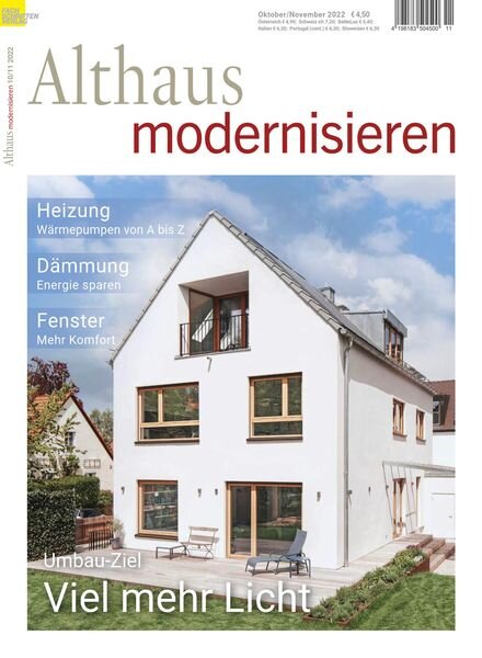 Althaus Modernisieren – Oktober-November 2022 Cover