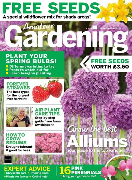 Amateur Gardening – 17 September 2022 Cover