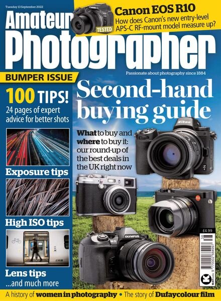 Amateur Photographer – 13 September 2022 Cover