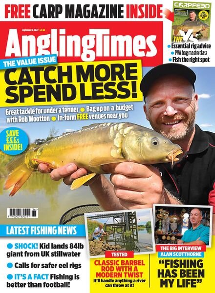 Angling Times – 06 September 2022 Cover