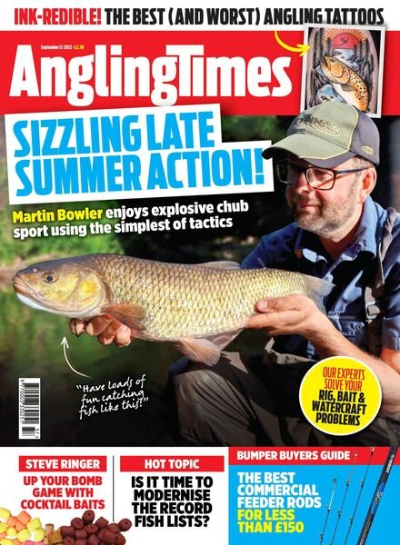 Angling Times – 13 September 2022 Cover
